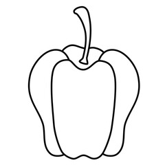 vegetable line art for coloring
