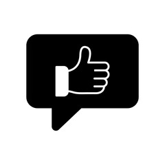 Positive Feedback Customer Satisfaction Fill Icon