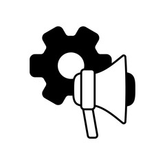 Digital Marketing Online Strategy Fill Icon