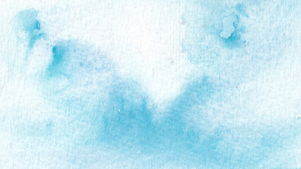 Abstract Soft Blue Watercolor Texture Background

