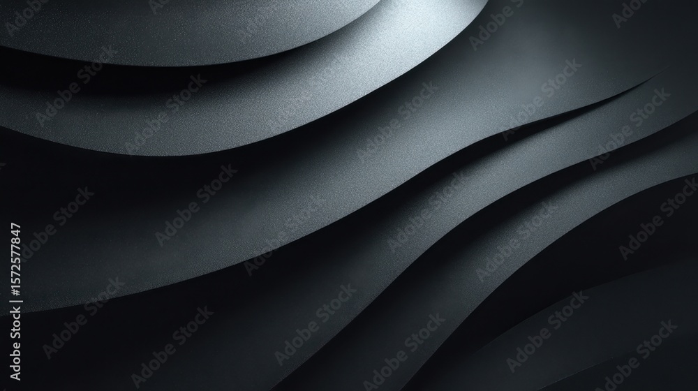 Poster contemporary abstract black texture with rich gradients that create an immersive visual experience. 