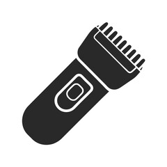 Hair Trimmer icon silhouette vector illustration