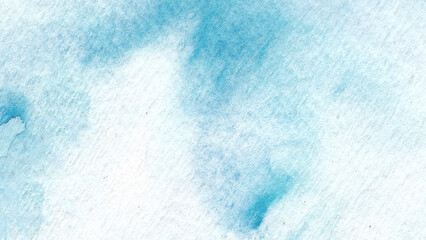 Abstract Soft Blue Watercolor Texture Background
