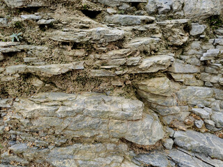 Gray brown grunge Abstract stone background texture of the stone wall Close-up, Light gray rock backdrop backdrop banner	