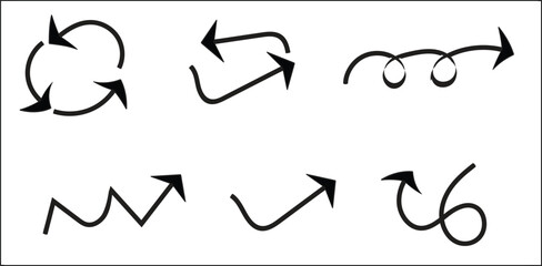 arrow,set,complex high resolution vector directional collection for creative layouts process flows social media visuals and online marketing content dynamic navigation themes