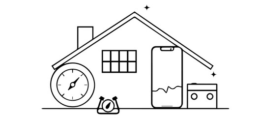 illustration of a house