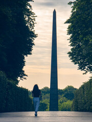 Visit to the Park of Eternal Glory in Kyiv featuring the memorial obelisk on a quiet day with a...