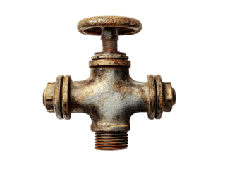 Professional Valve Isolated On Clean White Background