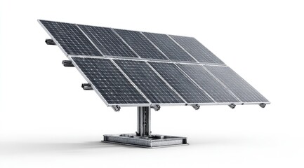 Solar panel array on a stand
