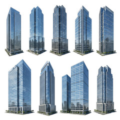 Fototapeta premium modern office buildings