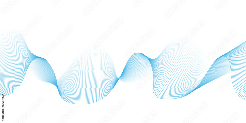 Poster modern glowing wavy lines with technology connection concept. abstract technology lines mesh backgro