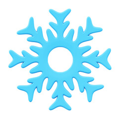 snowflakes 3d illustration
