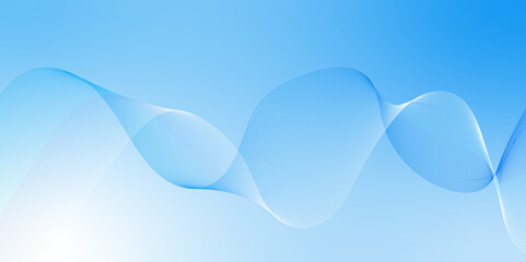 Modern glowing wavy lines with technology connection concept. Abstract technology lines mesh background. Abstract digital motion lines. Vector wave curve gradient pattern blend.	