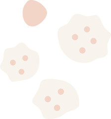 Abstract Pastel Shapes Background Design Element for Branding and Social Media