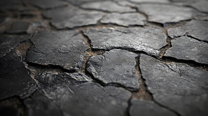Cracked Dark Stone Texture