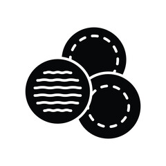 cotton pads icon vector design template simple and clean