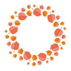 A Vibrant and Colorful Autumn Leaf Wreath Design Perfect for Seasonal Home Decor