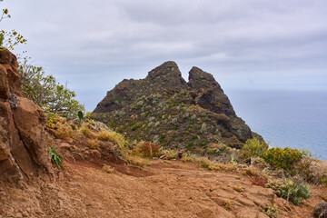 Roque Dos Hermanos cliff face