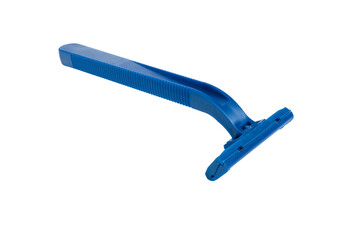 New disposable shaving razor, isolated on a white background