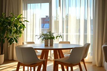 Obraz premium Luxury classic interior design for a modern living room, blending opulence with contemporary comfort, Generative AI