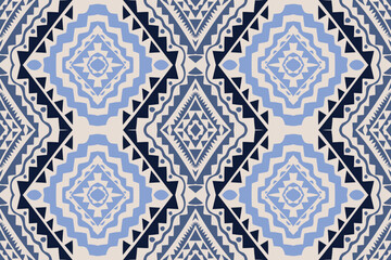 Seamless geometric and doodles line, traditional ikat pattern with earthy tones in geometric and tribal-inspired design. Ideal for textiles, wallpapers, and ethnic-themed projects.