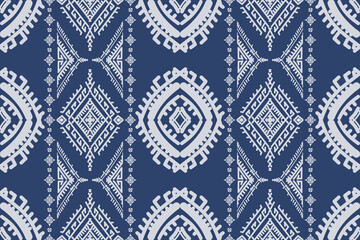 Seamless geometric and doodles line, traditional ikat pattern with earthy tones in geometric and tribal-inspired design. Ideal for textiles, wallpapers, and ethnic-themed projects.