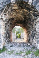 Stone Tunnel Architecture Outdoors. Fort Otanaha
