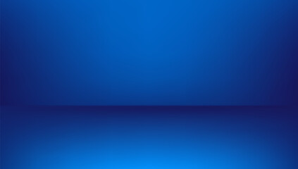 Blue Background - Blank Blue Gradient Background Room, Studio, Interior,
