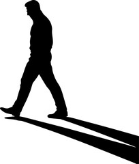  Runner in Motion Silhouette | Dynamic Athletic Vector Design