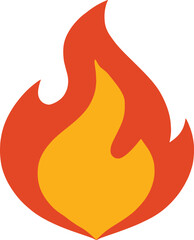 Fiery Flame Icon.