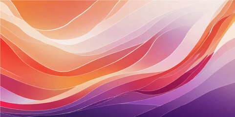 Abstract Waves of Color: A visually stunning abstract composition of flowing, layered color, showcasing a harmonious blend of warm hues and elegant design.