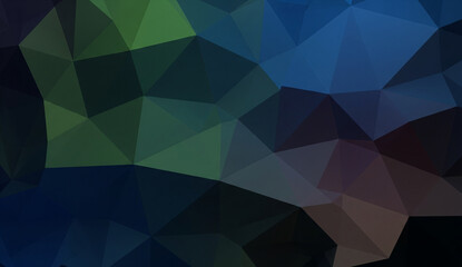 Obraz premium Vibrant Low Poly Wallpaper