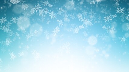 Abstract Backgrounds, snowflake on blue ,illustration wallpaper