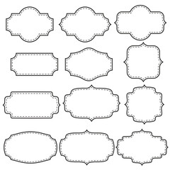 Set of Vintage Border Frame for Decoration