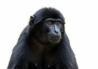 Obraz premium Melancholy Macaque A CloseUp Portrait