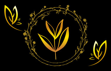 laurel wreath vector illustration