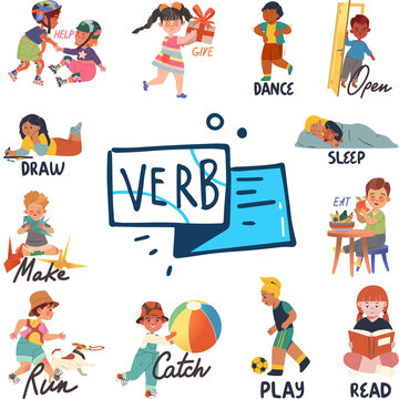 Action Verbs for Kids Learn and Play with Engaging Illustrations