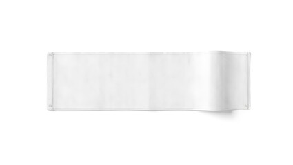 White Vinyl Banner with Grommets
