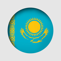 kazakstan flag