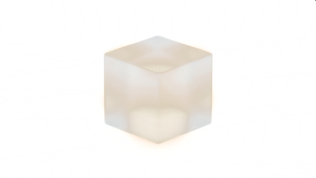 Transparent Hexagon Shape PNG, Illuminated White Hexagonal Element on a Dark Circular Pattern Background, Glowing Edges, Modern Geometric Design - Powered by Adobe