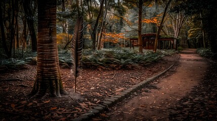 Enchanted Forest Trail: A Quill's Rest in the Tranquil Embrace of Nature's Sanctuary