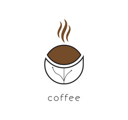Coffee logo vector design