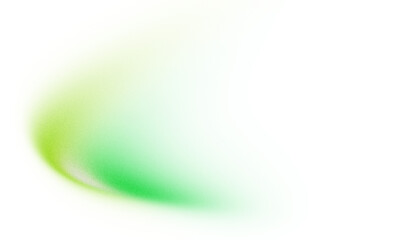 Abstract green gradient shape on dark pixels
