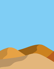 sand dunes in the desert