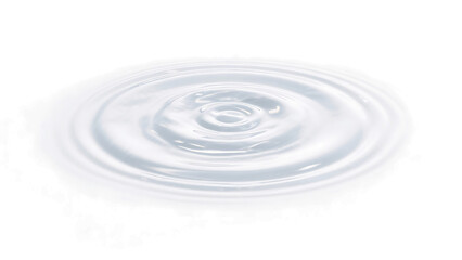 Transparent Water Ripple PNG, Abstract Circular Water Droplet Impact with Concentric Rings and Purple Hues on Transparent Background, Perfect for Overlay Effects and Design Projects