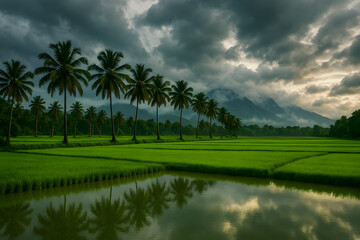 A large body of water