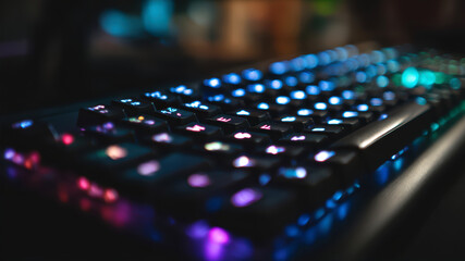 Vibrant keyboard lights boost gaming fun