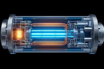 The Glowing Core and Cryogenic Pipes of a Quantum Computer