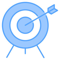 Goal Blue Icon