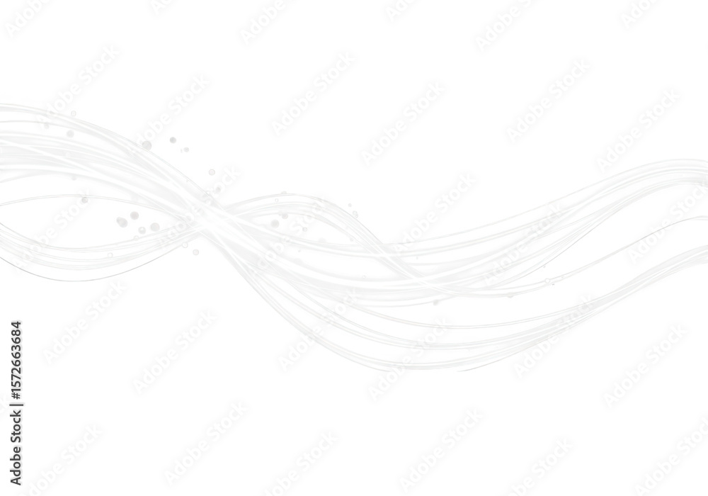 Poster elegant white abstract background with flowing wavy lines, creating a sense of motion and smoothness